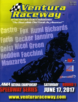 2017 AMA Speedway National Championship Flyer