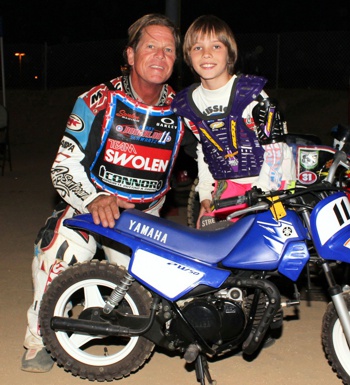 2014 Robert Schwartz Jr. with dad Bobby