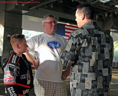 2016 Sam Hagon, Dad Martin Hagon and Steve Lucero