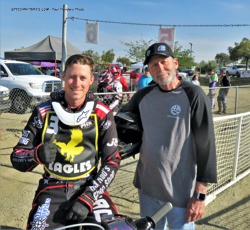 Will McCloskey with Dad