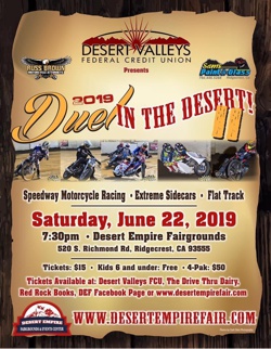 2019 Ridgecrest Speedway Poster