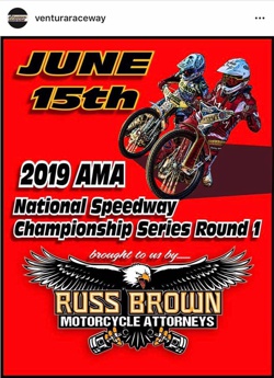 2019 Speedway National Championship Series Flyer